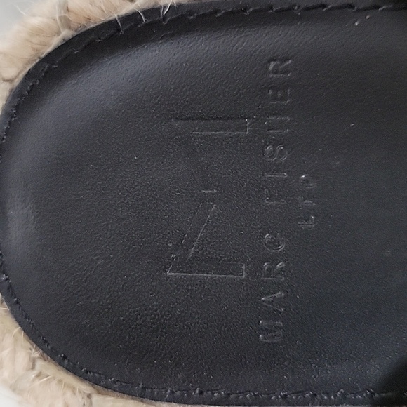 Marc Fisher LTD Black Boho Platform Wedges Espadrilles, Size 9M - Picture 5 of 10